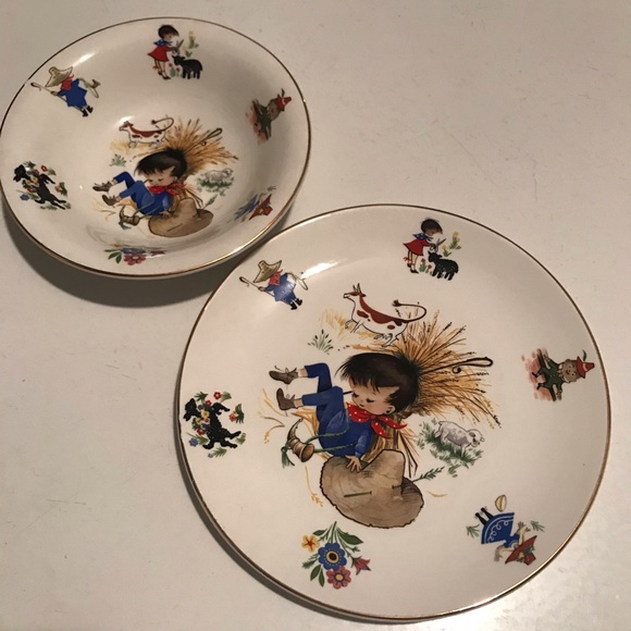 Little Boy Blue Dish Set - Picture 1 of 6